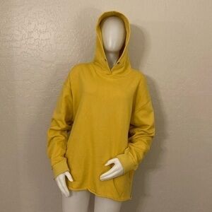 Homme + Femme Sunflower Yellow Oversized Hoodie Large